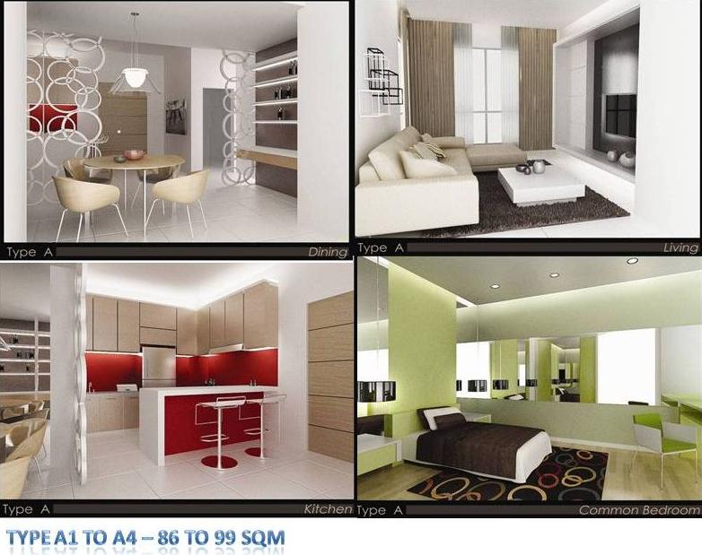 Thiết kế, mẫu nhà của Khu căn hộ Canal Park - TBN Berjaya | 2
