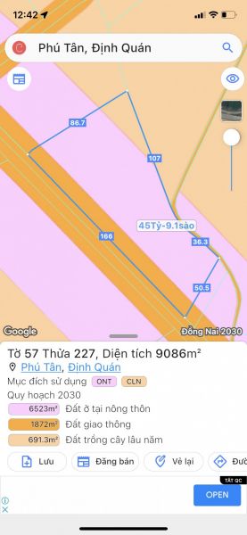 Đất Định Quán, Đồng Nai 9000M - 12826540