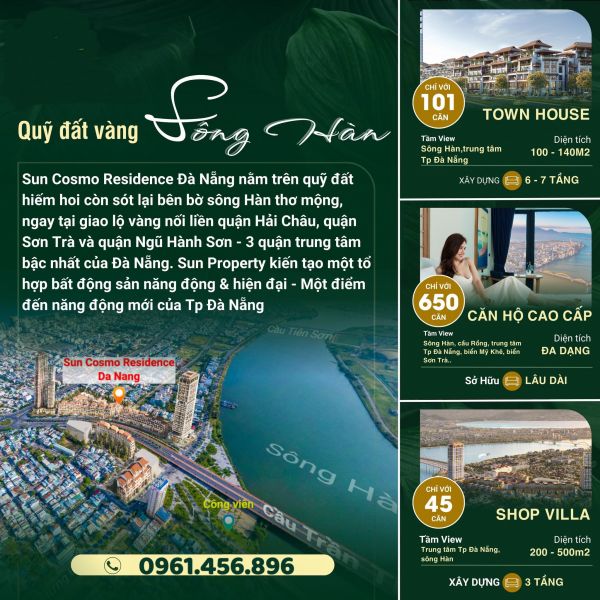 Shopvilla, Towhouse, Căn Hộ View Sông Hàn - Đà Nẵng - 12839188