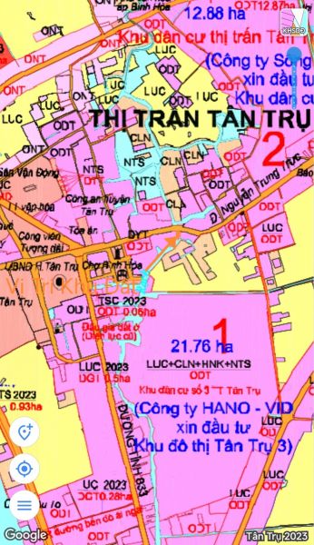 Bán Nhà Mặt Tiền Trung Tâm Thị Trấn Tân Trụ - 12979159