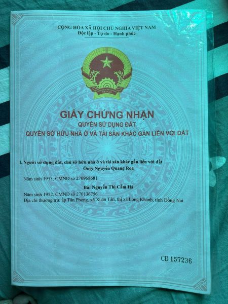 Chính Chủ Cần Bán Gấp Lô Đất  Long Khánh, Đồng Nai - 13081615